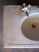 1800s Antique Victorian Marble Bathroom Vanity Sink & Faucets 1800-1899 photo 7
