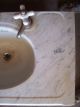 1800s Antique Victorian Marble Bathroom Vanity Sink & Faucets 1800-1899 photo 8