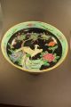 Antique Japanese Hand Painted Enamel Porcelain Bowl W/ Birds & Flowers Bowls photo 1