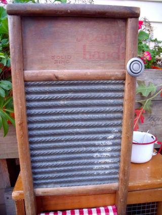 Vintage Scanty Handi Washboard Recycled To A Wall Cabinet - Unique 