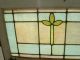 Sweet & Fine Antique Arts & Crafts Stained Glass Transom Window Indy Estate 105 1900-1940 photo 1