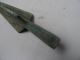 Chinese Bronze Sword Spearhead Carving Round Handle Old Unique 07 Swords photo 1
