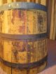 Wooden Milk Bucket Pail Vintage Dairy Container Wood Tongue & Groove Milking Cow Primitives photo 2