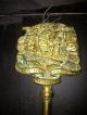 Antique Brass Fireplace 4 Piece Tool Set Poker & Tongs Liverpool England Primitives photo 3