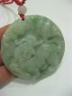 100% Natural A Grade Green&white Jade Pendant /big Animal Pendant Necklaces & Pendants photo 1