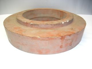 Vintage Wood Wooden Stuffing Box Z - 204 - 3322 Circular Industrial Frame Mold Form photo