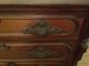 Antique Rustic Oak Dresser Chest Of 5 Drawers Furniture Victorian Missing Top 1900-1950 photo 1