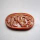 Chinese Carving Huang Long Jade Dragon Phoenix Pendant Nr Other photo 4