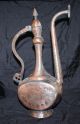 Islamic Antique Persian Copper Pitcher Aftebe Iran Persia Circa 19th Century Metalware photo 3