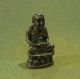 Mini Lp Luang Pou Tuad Sculpture Good Luck Safety Charm Thai Amulet Amulets photo 4