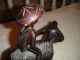 Vintage Wood Sculpture Of Chinese Man Riding A Water Buffalo - Chinese Oxen - Look Oxen photo 9
