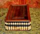 Antique Abacus Old Wood Box Suanpan 算 盤 64 Column 448 Count Beads Chinese Boxes photo 4