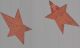 Set Of 2 Primitive Folk Art Handcrafted Rusty Tin Star Shape Primitives photo 1