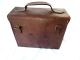 Antique Doctor’s / Chemist’s / Veterinarian’s Leather Carry Bag Other photo 2