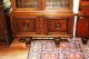 Exquisite French Antique Gothic/ Renaissance Oak Bookcase/ Display Cabinet 1900-1950 photo 3