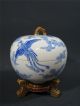 Fine Unusual Old Japanese Studio Porcelain Covered Bowl Chinese Influence Bowls photo 4