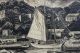 Antique Carroll Thayer Berry Windjammer In Rockport Maine,  Woodcut Print Other photo 2
