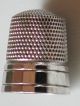Antique Sterling Silver Simons Brothers.  Hallmarked Panaled Thimble Thimbles photo 2