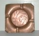 2 Arts & Crafts Craftsmen Co.  /craftsman Studios Handwrought Copper Trays Metalware photo 1
