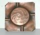 2 Arts & Crafts Craftsmen Co.  /craftsman Studios Handwrought Copper Trays Metalware photo 2