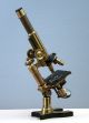 Nachet Et Fils,  Paris Antique Brass Modele Moyen Microscope No 6 W/wd Case,  1919 Microscopes & Lab Equipment photo 9