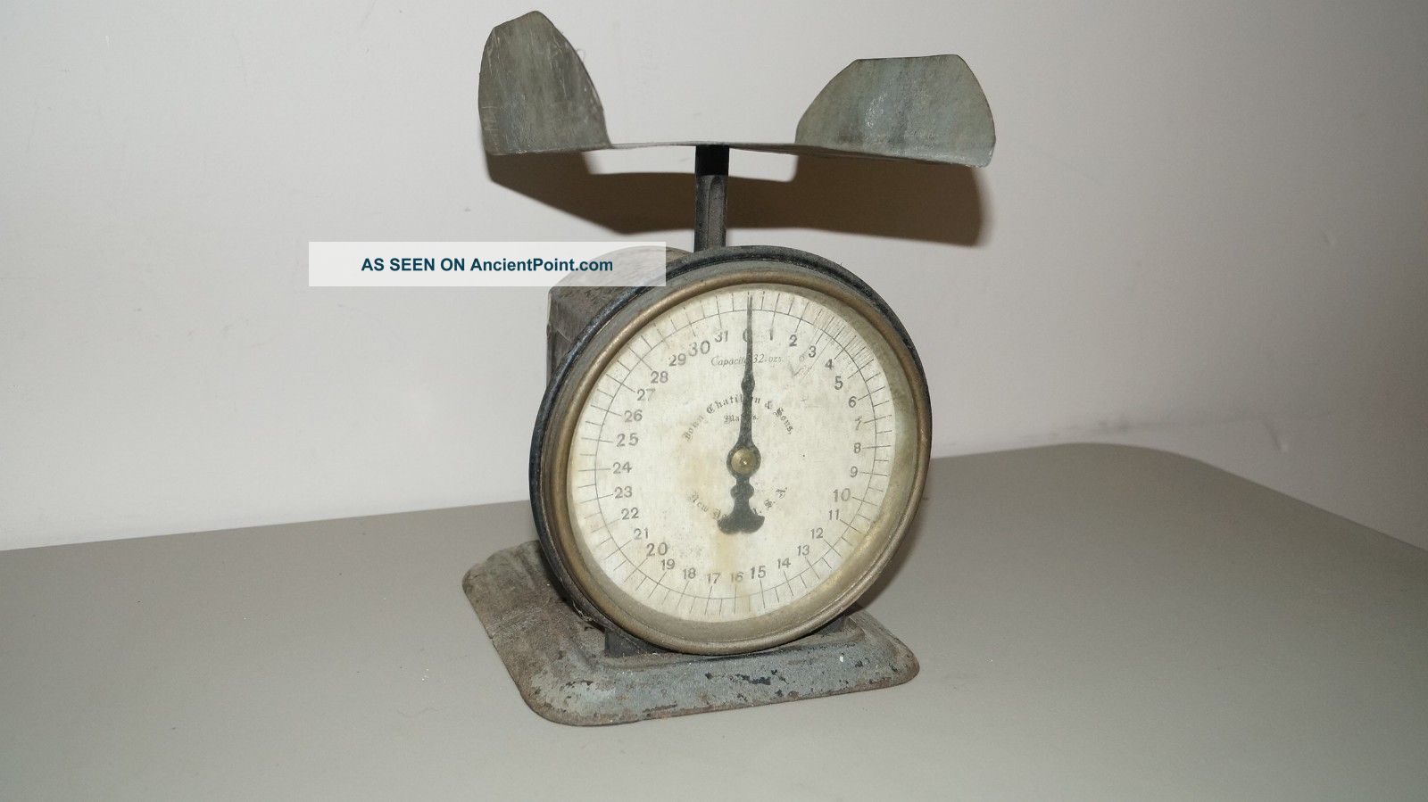 Antique 0 To 32 Ounces John Chatillon & Sons Household Mercantile Weigh Scale Scales photo