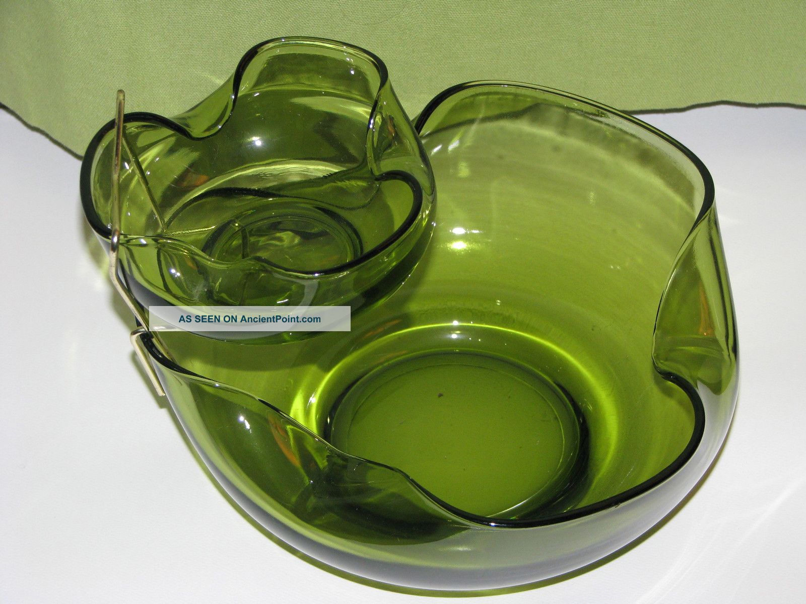 Green Glass Vintage 8
