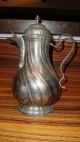 Antique Pewter Englisch Zinn German Pitcher - 10 1/2 