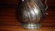 Antique Pewter Englisch Zinn German Pitcher - 10 1/2 