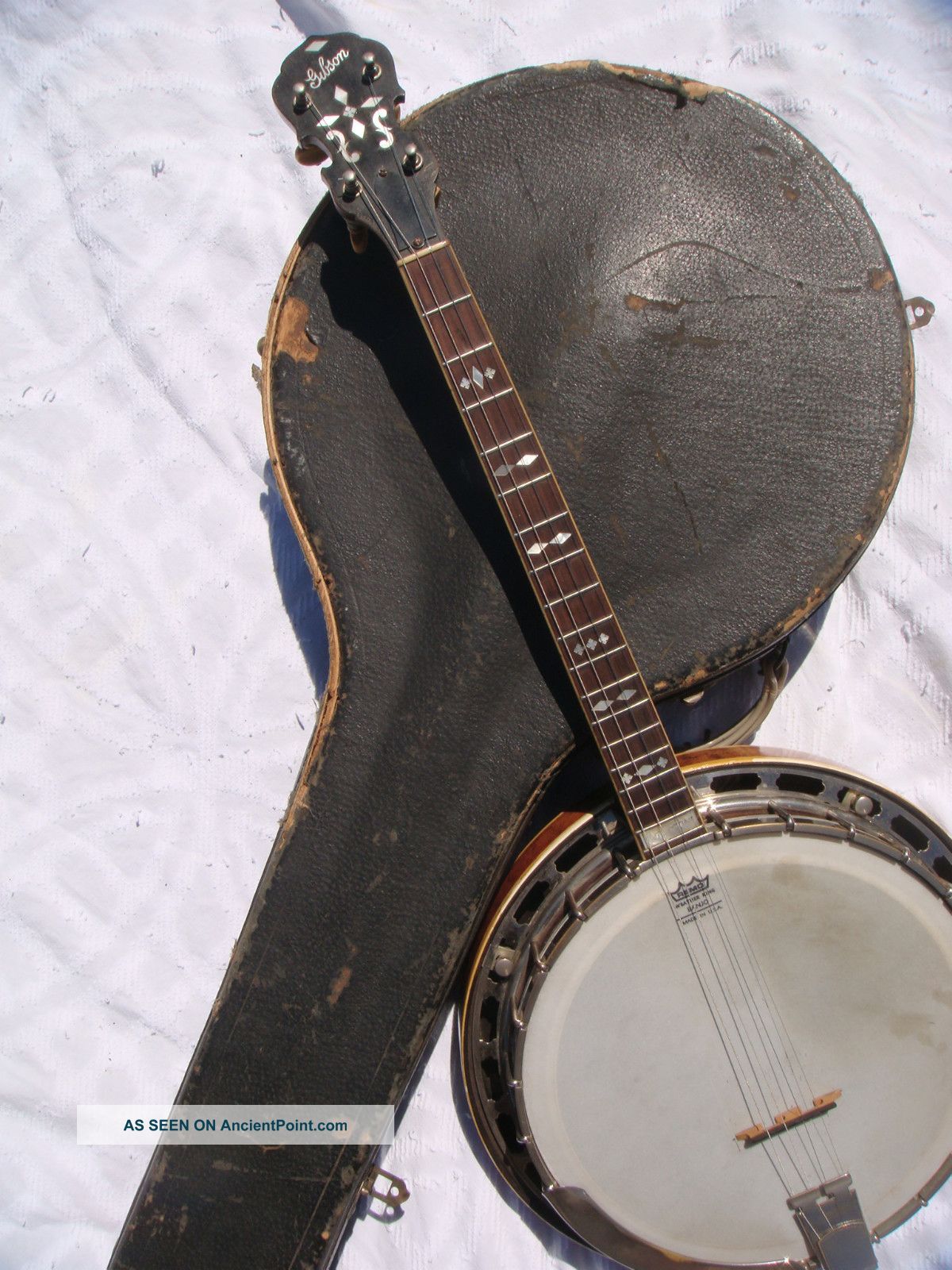 1928 Gibson Mastertone Tb - 3 Tenor 4 String Banjo W Orig Case & Matching Serial String photo
