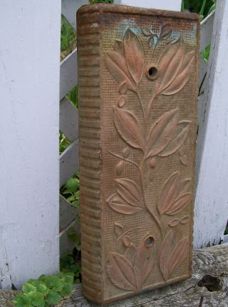 Antique Cast Iron Floral Column Plinth Cover Mercantile Corner Block Salvage photo