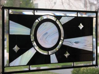 Moonbeams Stained Glass Window Panel Nr photo