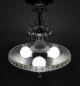 Antique Art Deco Glass Shade Ceiling Lamp Light Fixture Vintage Chandelier Chandeliers, Fixtures, Sconces photo 7