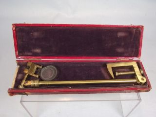 Antique Camera Lucida Artists Drawing Aid In Case photo