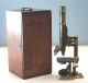 Seibert Wetzlar Antique Brass Parallel Linkage C - Pillar Stativ 3 Microscope 1885 Microscopes & Lab Equipment photo 3