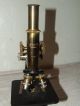 Antique 1920 ' S German Brass Scientific Microscope Busch Rathenow Germany 28259 Microscopes & Lab Equipment photo 9