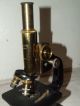 Antique 1920 ' S German Brass Scientific Microscope Busch Rathenow Germany 28259 Microscopes & Lab Equipment photo 8