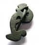 Rare 50 B.  C - 50 A.  D British Found Iron Age Celtic Bronze Dragonesque Brooch.  Vf British photo 2