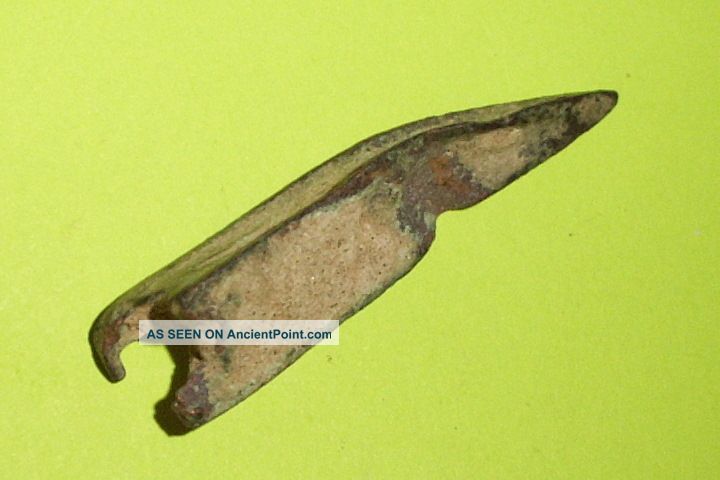 Ancient Roman Arrowhead Archery Arrow Bow Military Tool Artifact Antique Roman photo