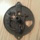 Antique Fancy Mechanical Brass Doorbell With Pull Pat.  July 4,  1878 &jan.  10,  1882 Door Bells & Knockers photo 2