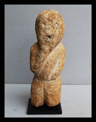 A Textural Stone Statue From Burkina Faso photo
