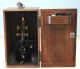 E Leitz Wetzlar Vintage Brass Continental Microscope Stativ G W/wood Case 1925 Microscopes & Lab Equipment photo 5