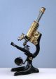 E Leitz Wetzlar Vintage Brass Continental Microscope Stativ G W/wood Case 1925 Microscopes & Lab Equipment photo 6