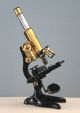 E Leitz Wetzlar Vintage Brass Continental Microscope Stativ G W/wood Case 1925 Microscopes & Lab Equipment photo 8