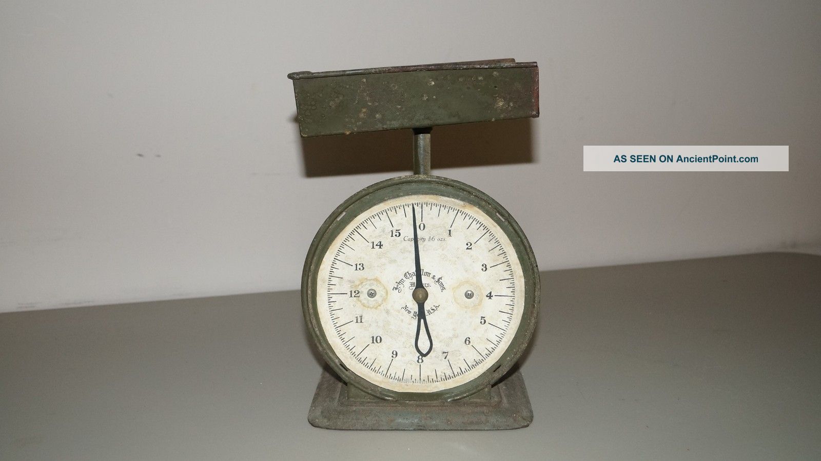 Antique 0 To 16 Ounces John Chatillon & Sons Household Mercantile Weigh Scale Scales photo