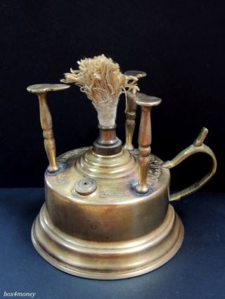 Vintage Egyptian Antique Heavy Decorative Tank Brass Camp Stove /missing Parts photo