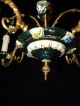 French Porcelain Chandelier 4 Lights. Chandeliers, Fixtures, Sconces photo 6