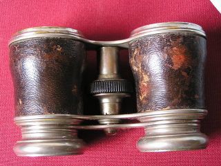 Excellent 19th Century French Opera Glasses In Case photo