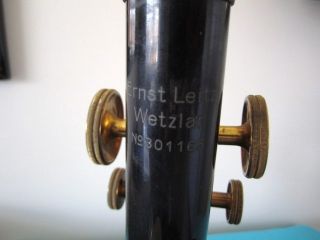 Ernst Leitz Wetzlar Antique Microscope 1931 Era (works) Collectors photo