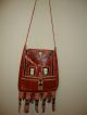 Leather Handbag With Fringes Handmade In Mali African Other photo 1